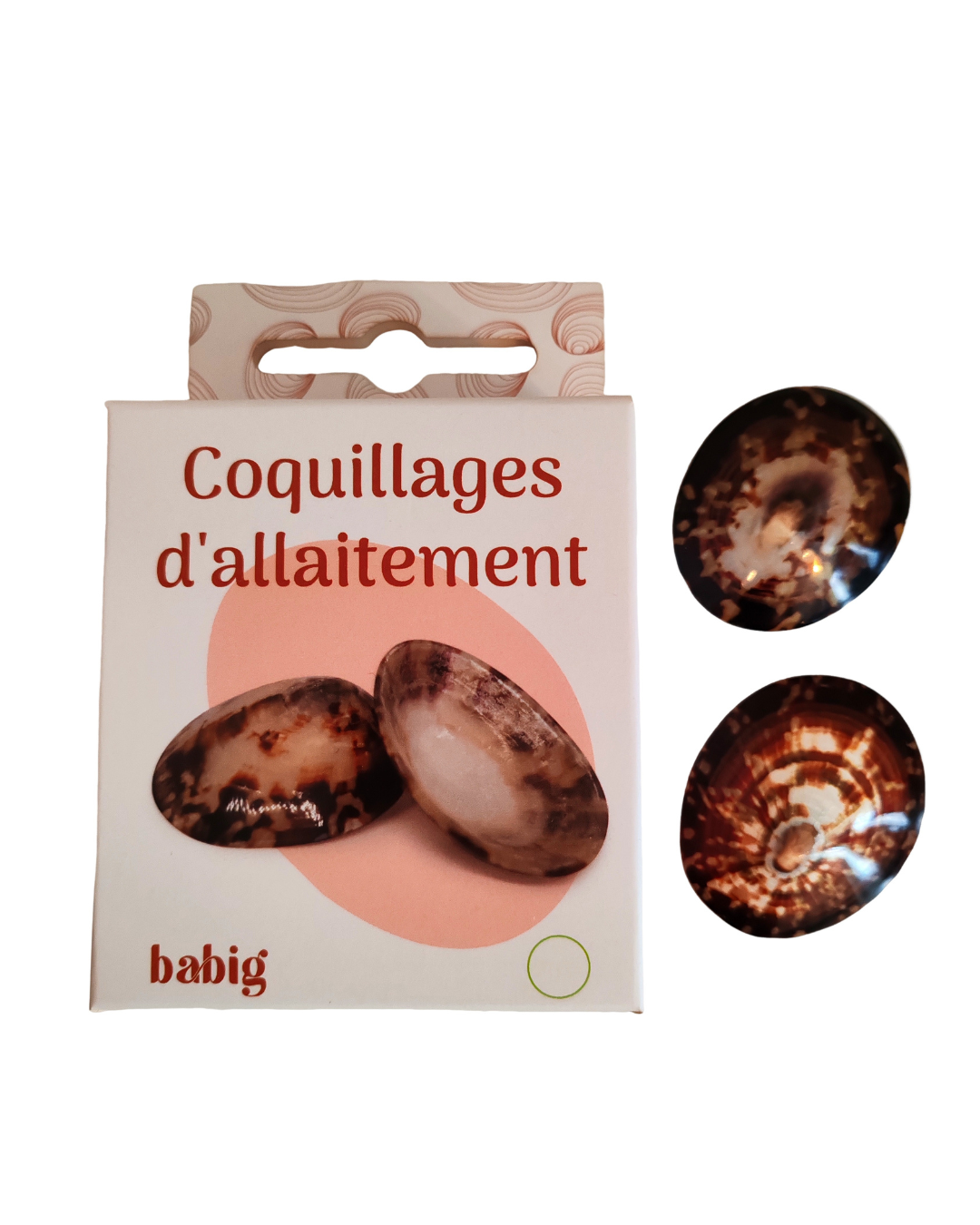 Duo de Coquillages d'allaitement éthique et naturels