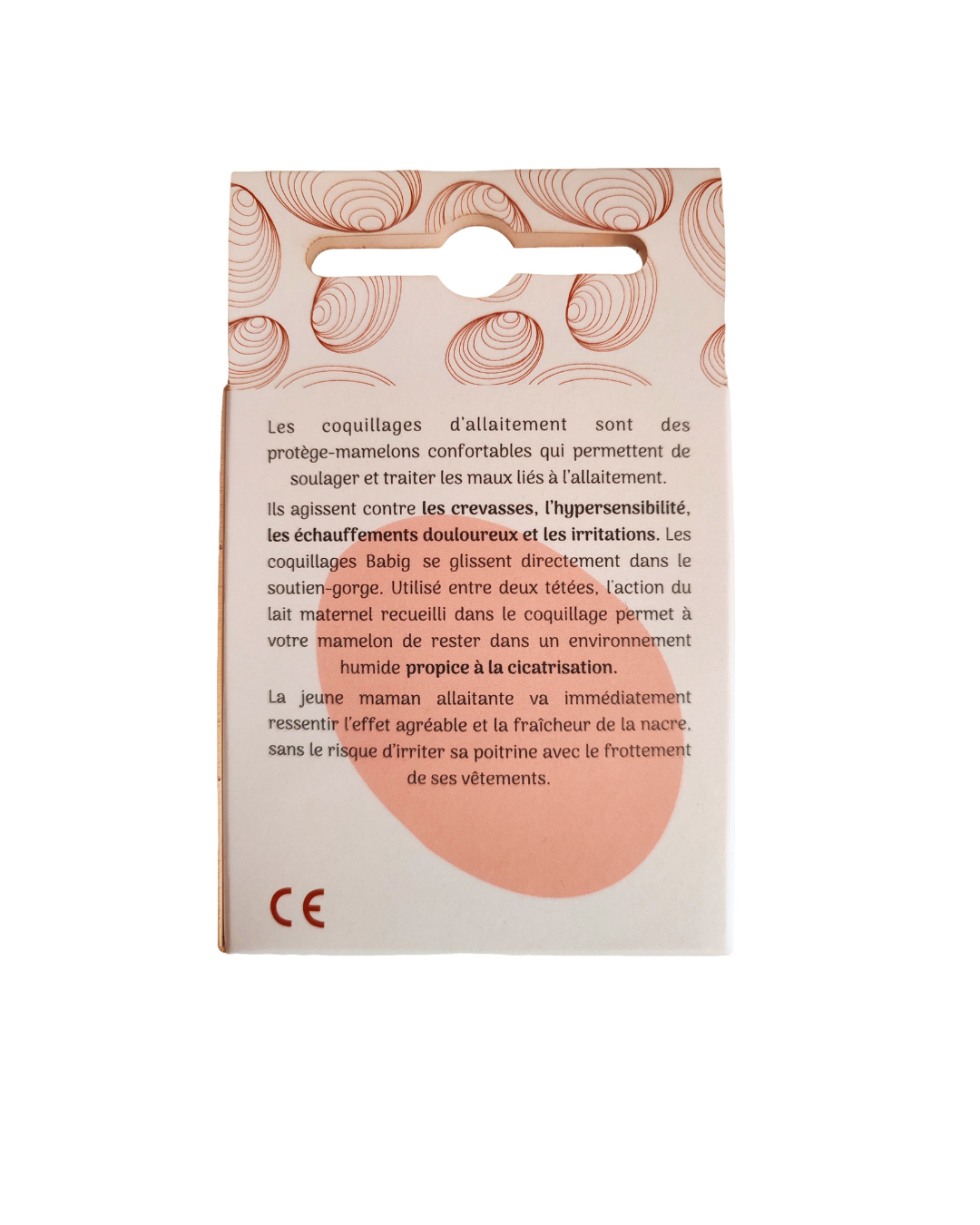 Duo de Coquillages d'allaitement éthique et naturels