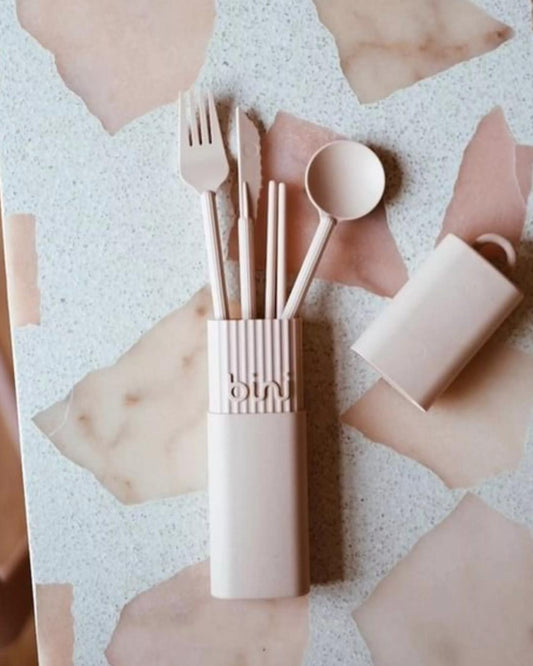 Kit de couverts nomades - Nude