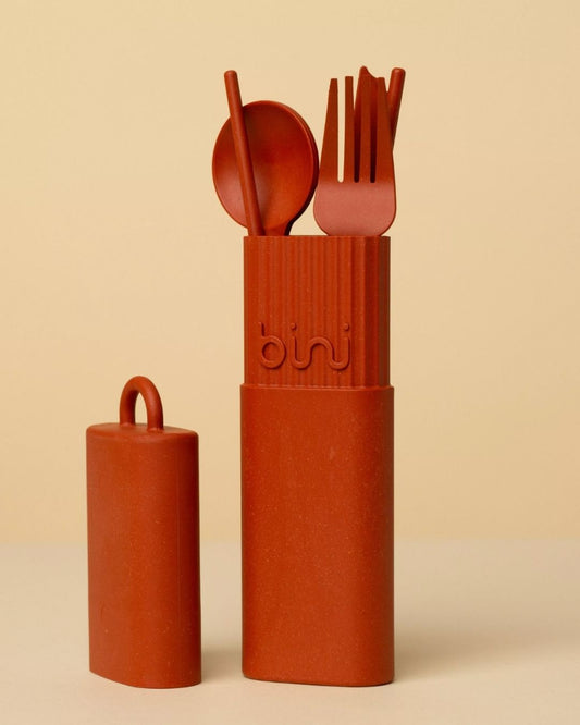Kit de couverts nomades - Terracotta