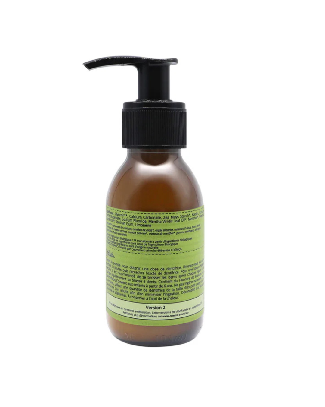 Dentifrice en pâte à la menthe