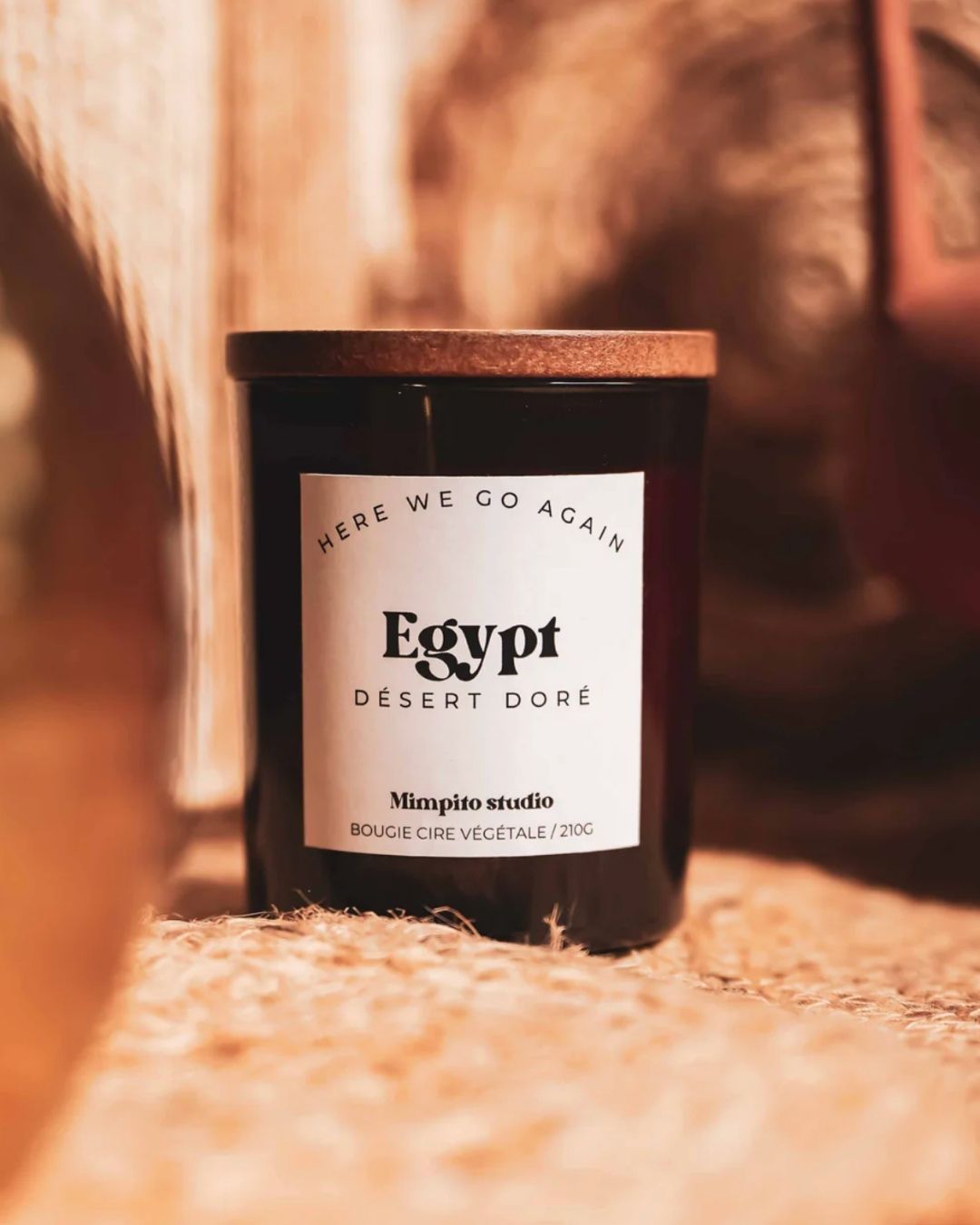 Bougie naturelle Egypt - 210g