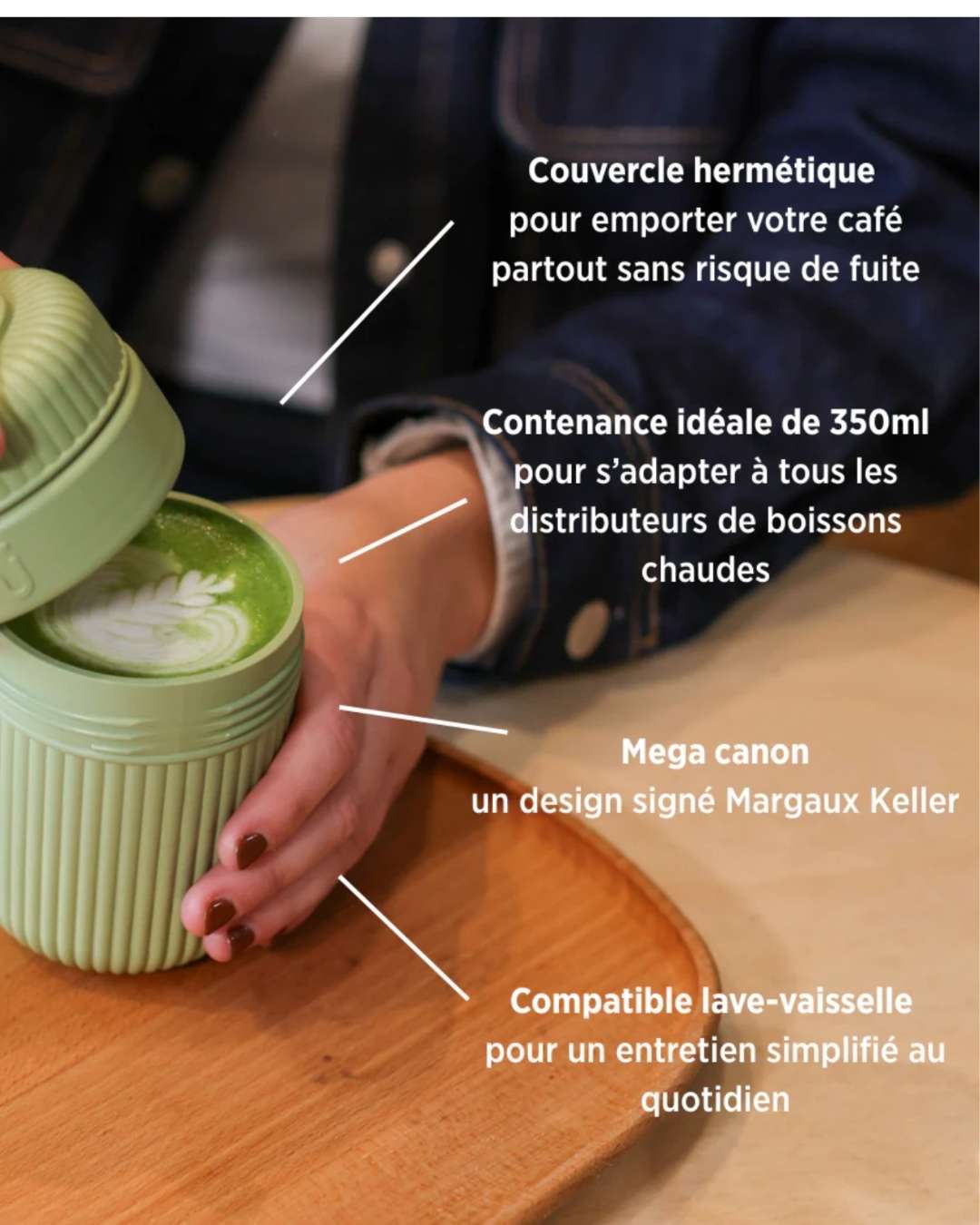 Mug nomade - Vert olive