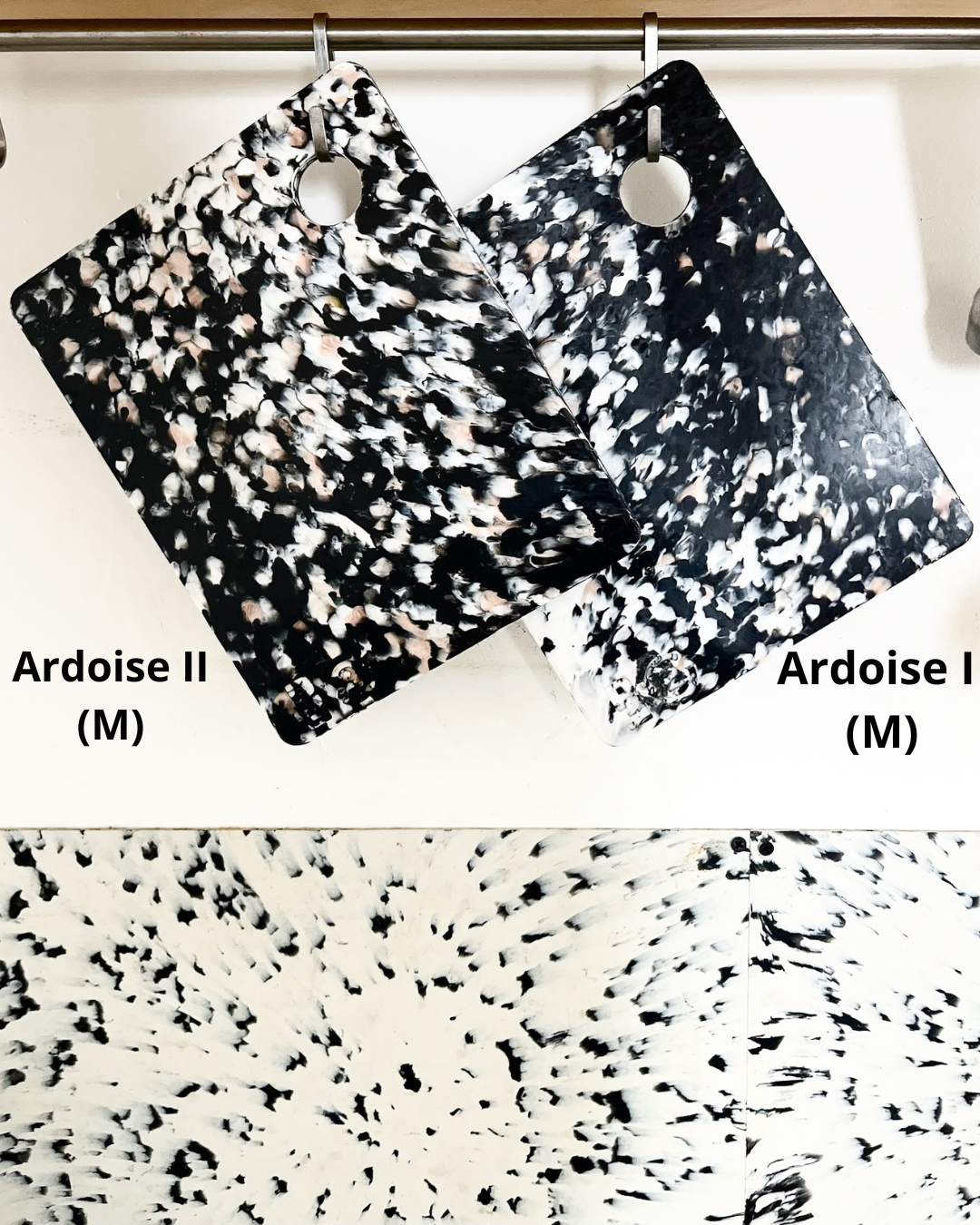 Planche en plastique recyclé - Ardoise (M)