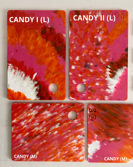 Planche en plastique recyclé - Candy (L)