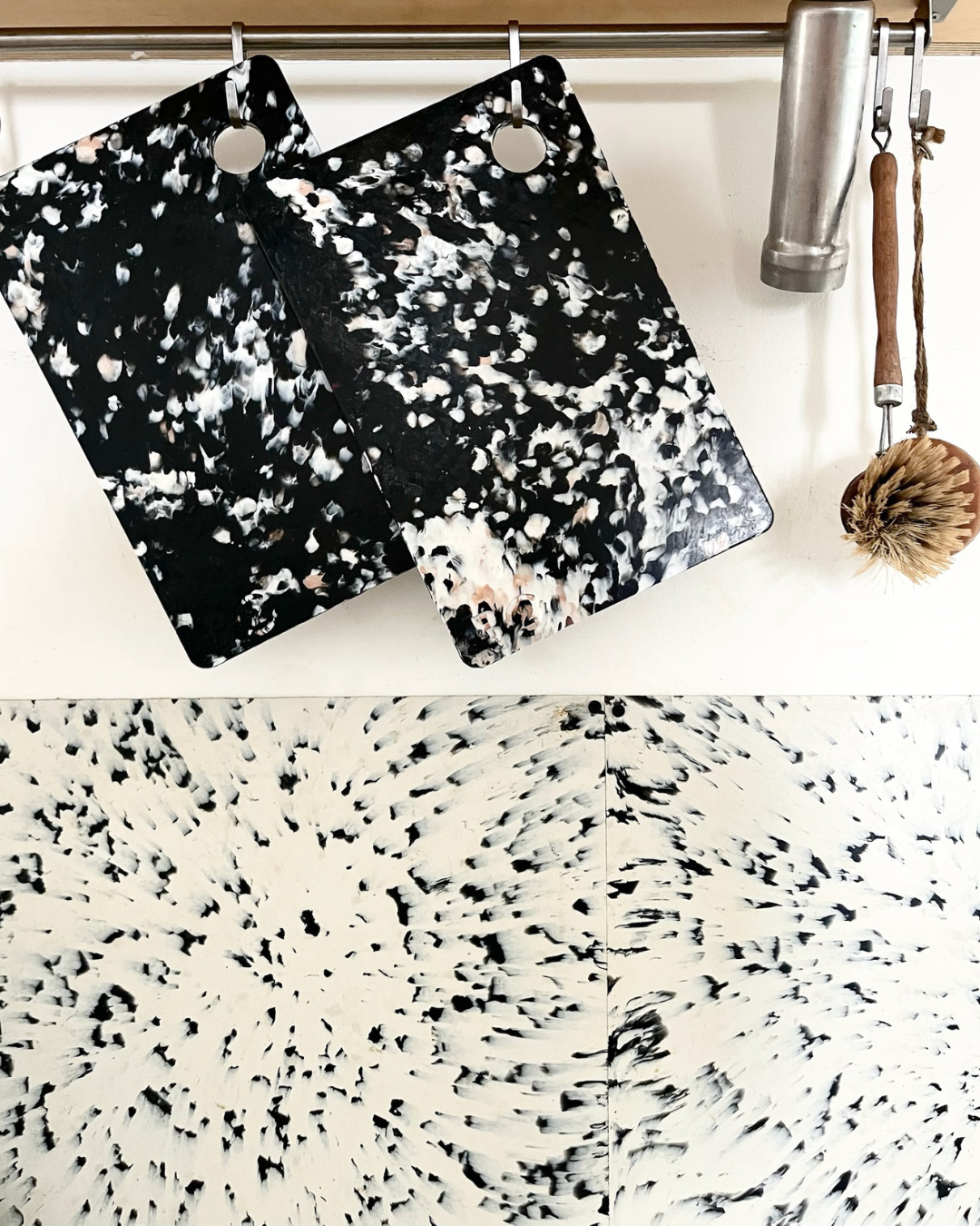 Planche en plastique recyclé - Ardoise (L)