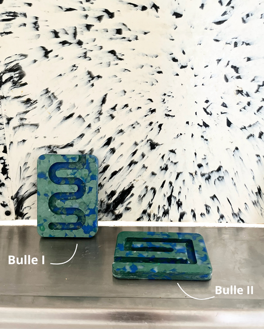 Porte-savon en plastique recyclé - Bulle