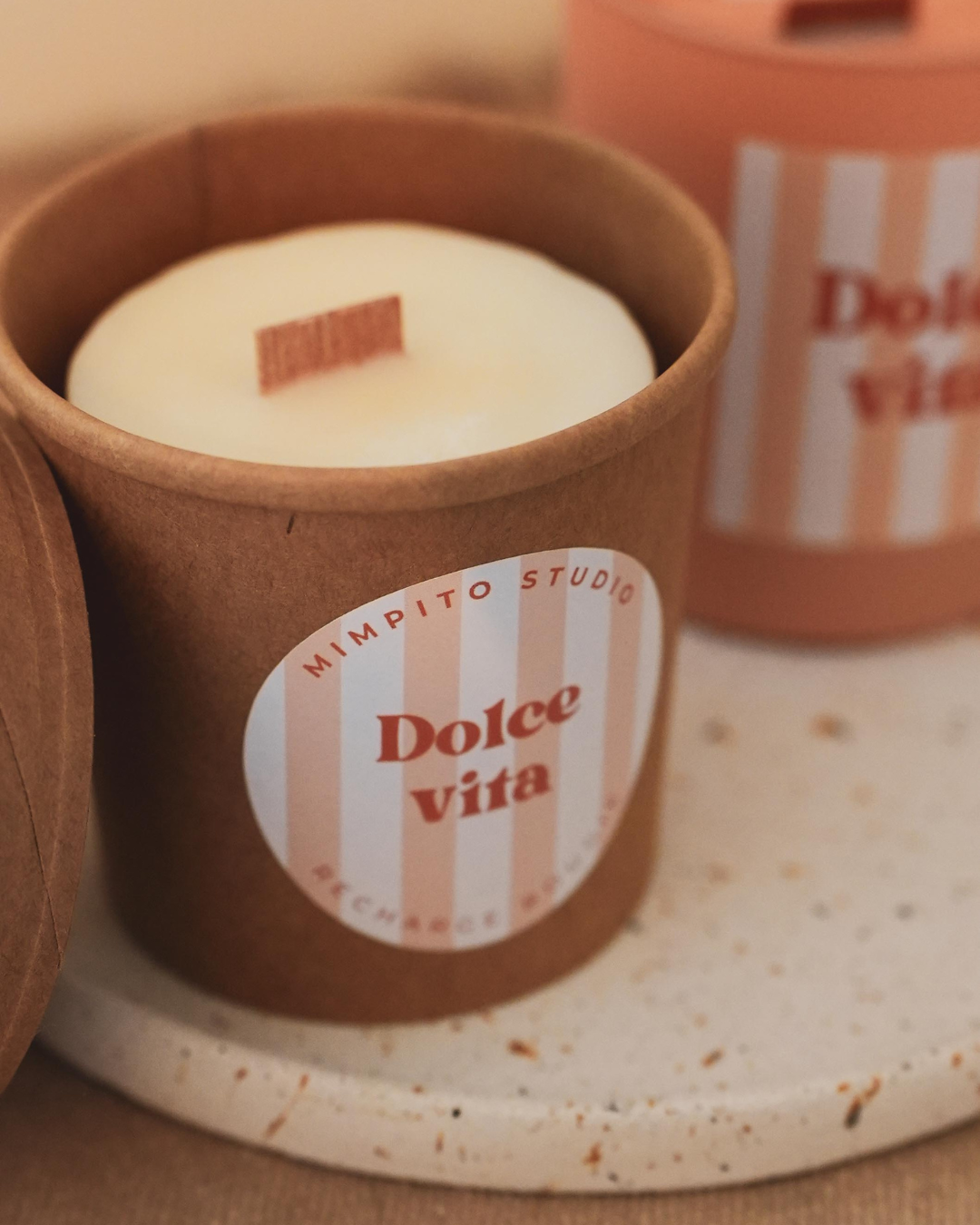Recharge bougie naturelle 210g - Dolce vita