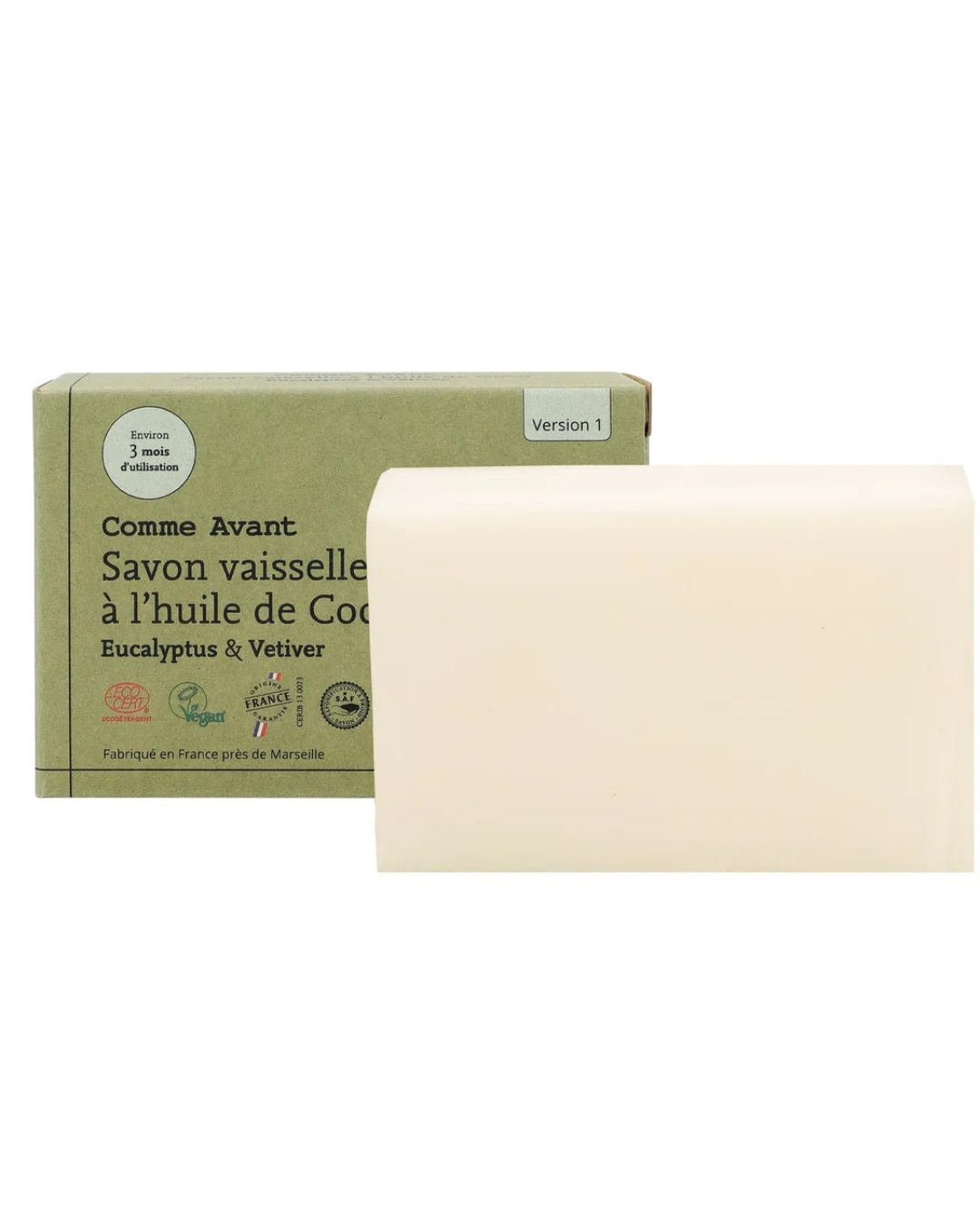 Savon vaisselle solide - Eucalyptus & Vetiver