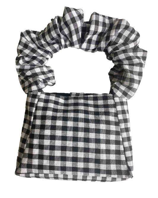 Sac à main upcyclé - Vichy