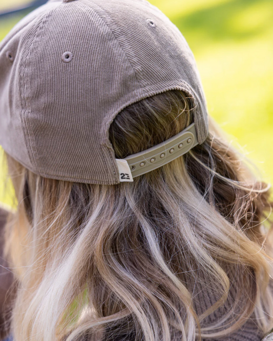 Casquette en velours bio - Beige