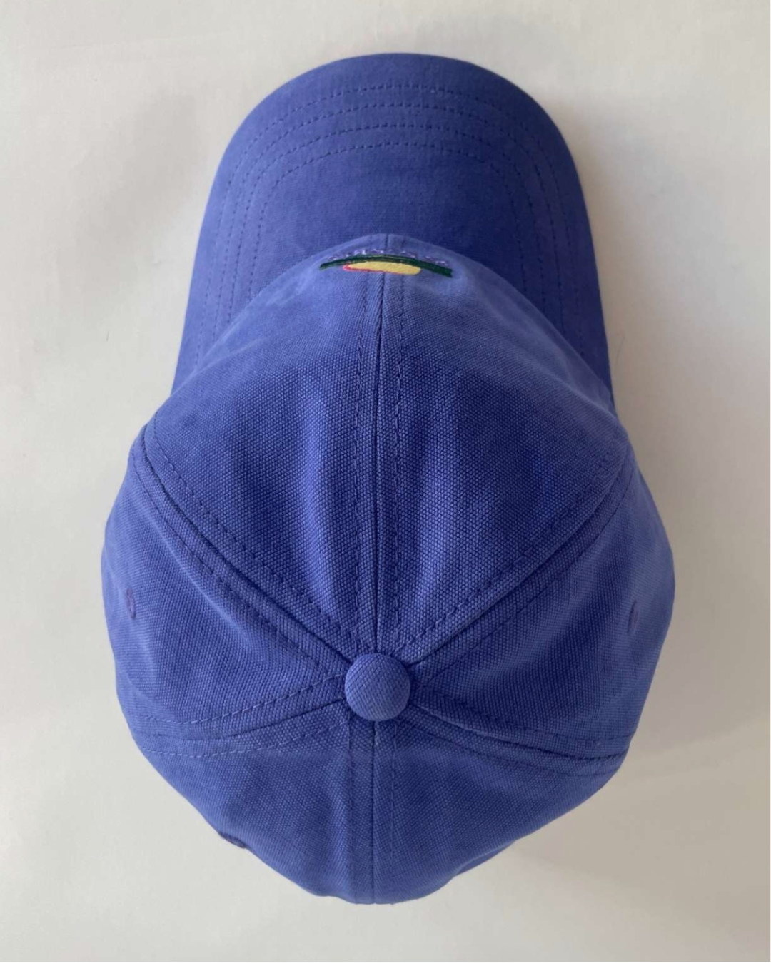 Casquette en coton bio - Bleue