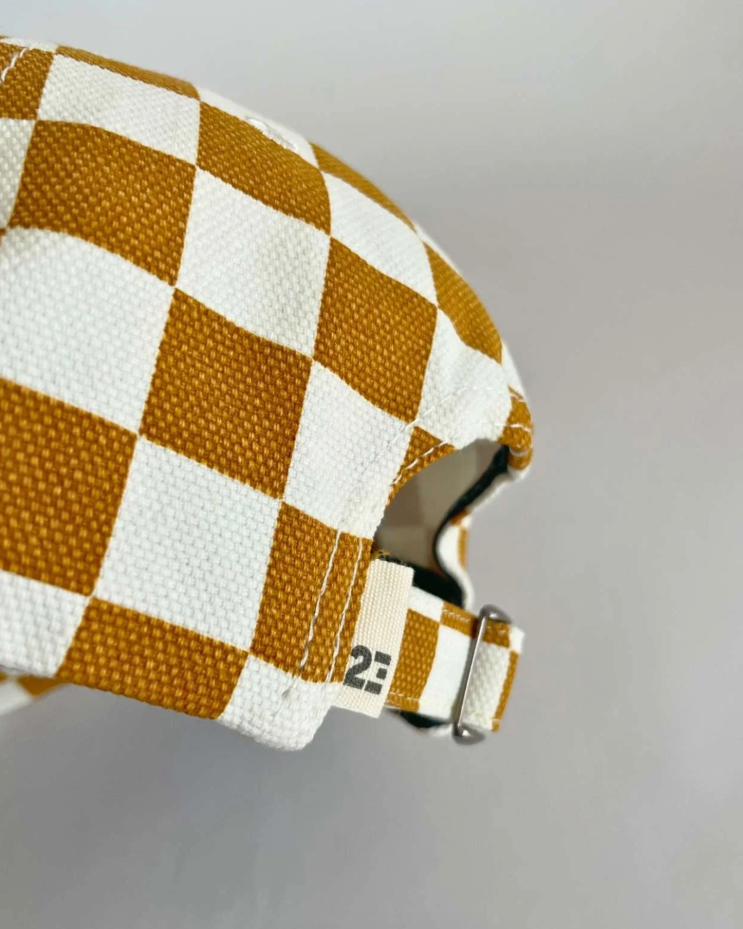 Casquette en coton bio - Damier