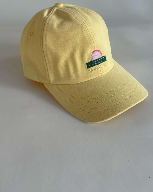 Casquette en coton bio - Jaune