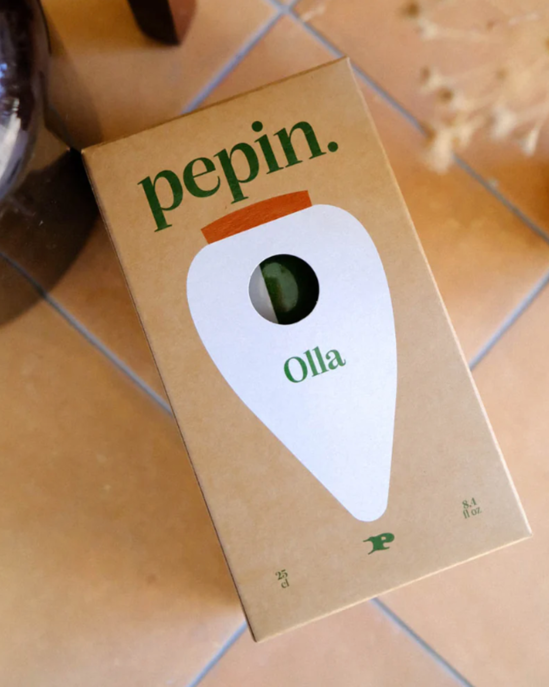 Olla à planter - Rayé vert et blanc (-10% sur le 2ème au choix)