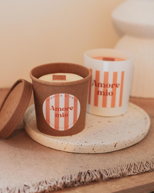 Recharge bougie naturelle Amore mio - 210g