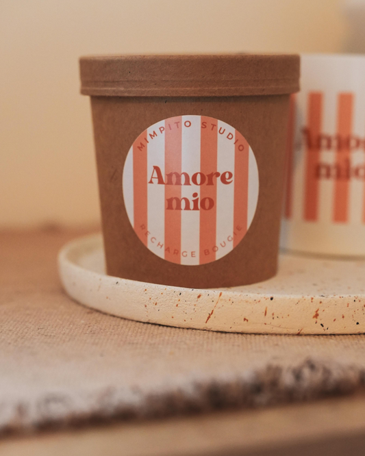 Offre Bougie + Recharge - Amore mio 210g