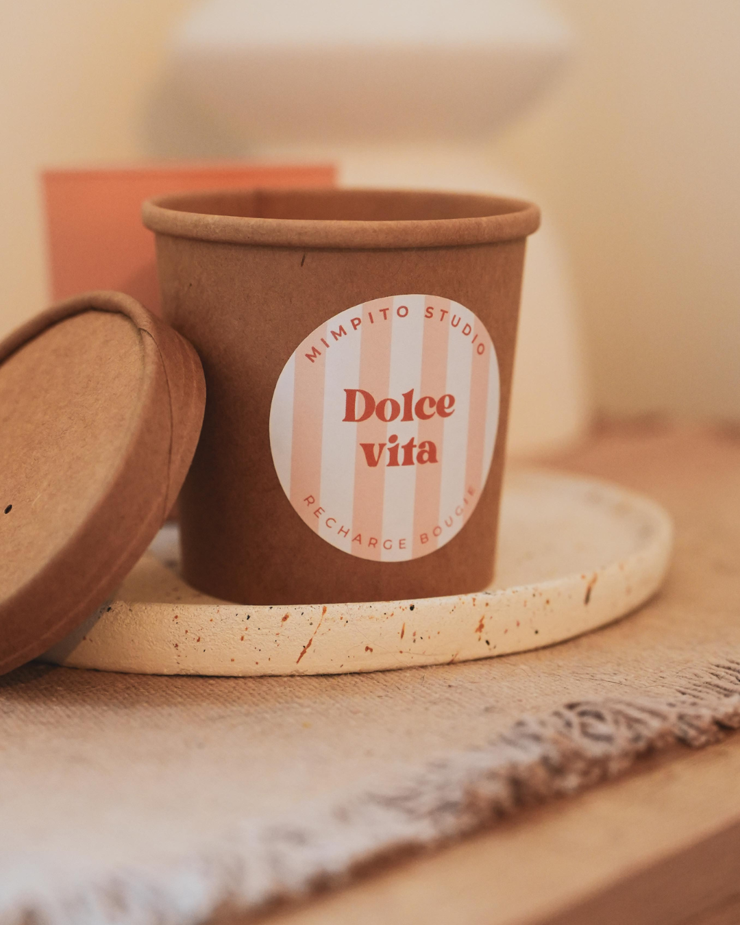 Recharge bougie naturelle 210g - Dolce vita