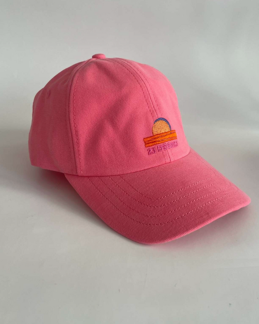 Casquette en coton bio - Rose