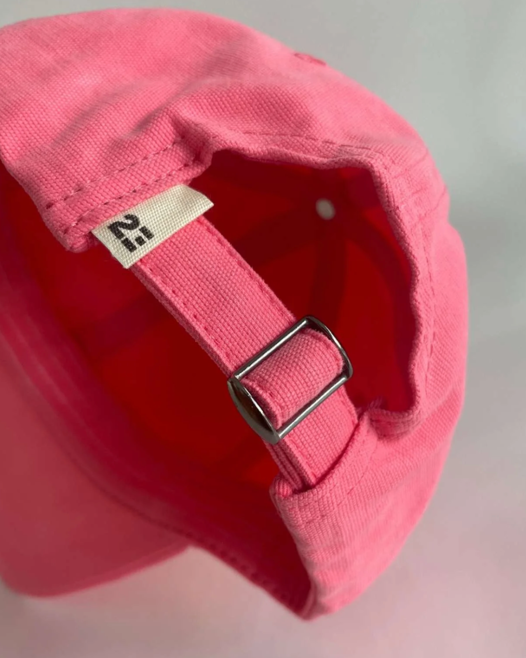Casquette en coton bio - Rose