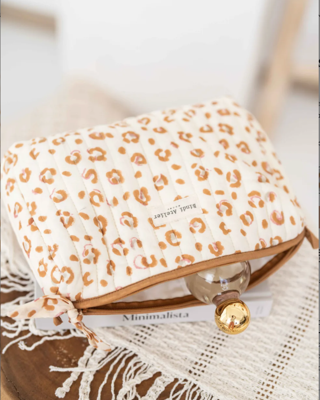 Trousse de beauté - Léo beige