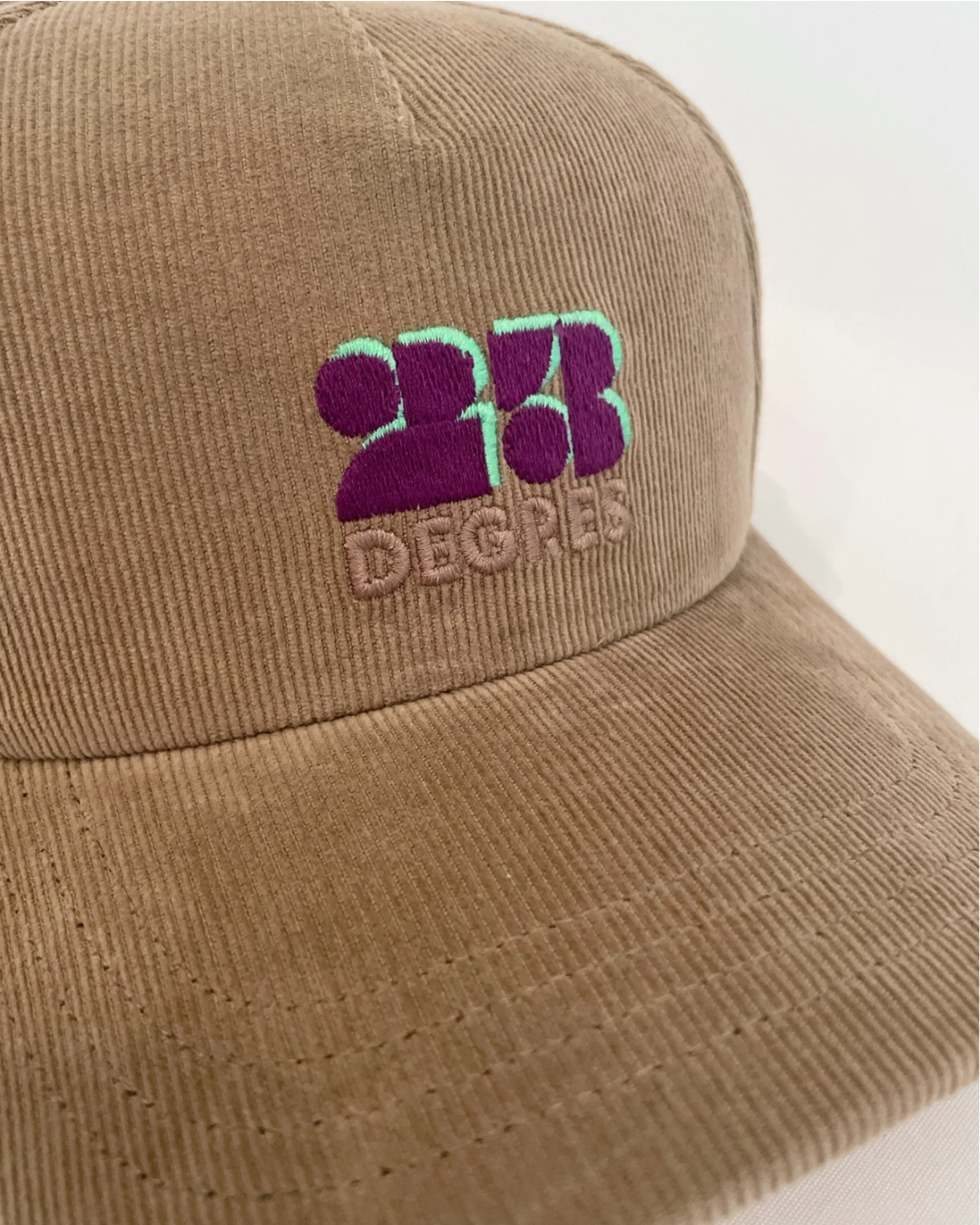 Casquette en velours bio - Beige