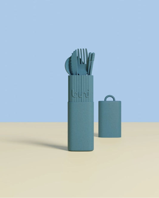 Kit de couverts nomades - Bleu