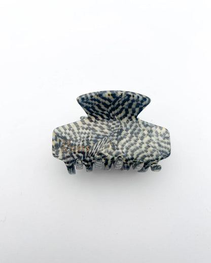 Pince cheveux rectangle - Damier