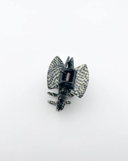 Pince cheveux rectangle - Damier