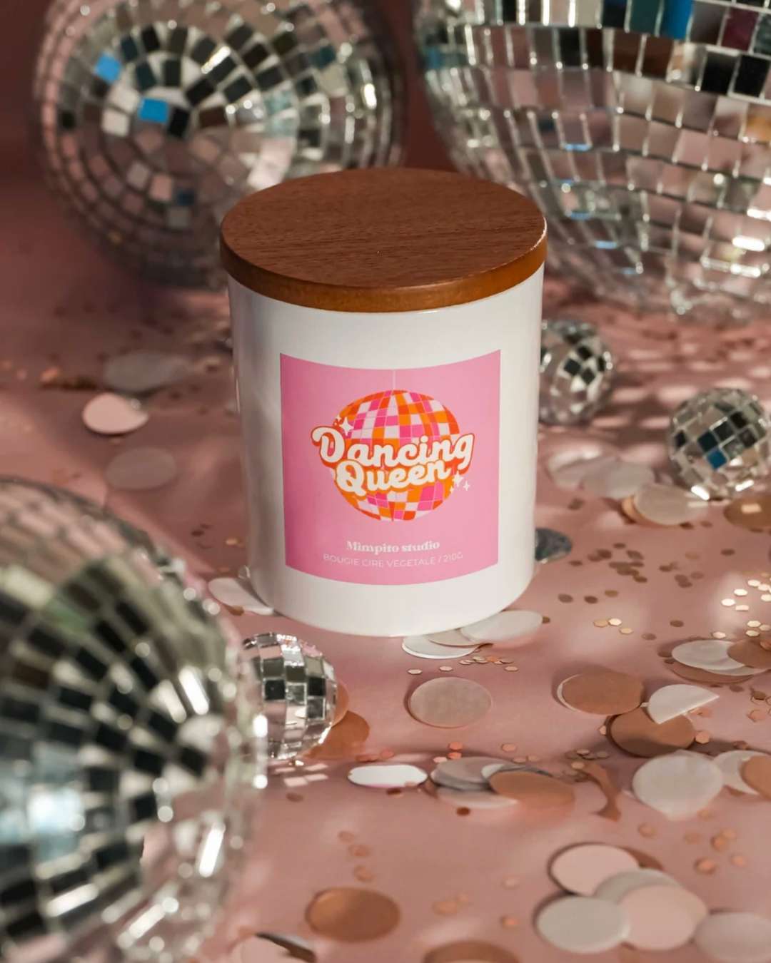Bougie naturelle Dancing Queen - 210g (Edition Limitée)