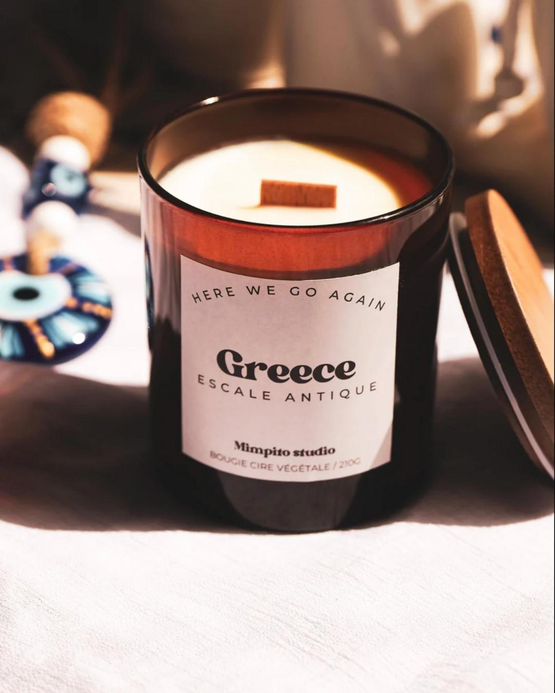 Bougie naturelle Greece - 210g
