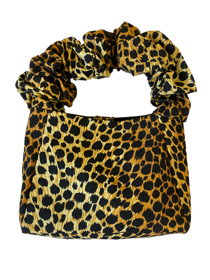 Sac à main upcyclé - Léopard