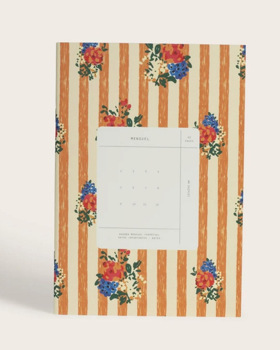 Mensuel Fleurs & rayures