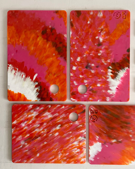 Planche en plastique recyclé - Candy (L)