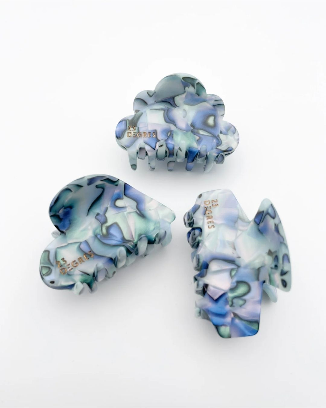 Pince cheveux rectangle - Sirène