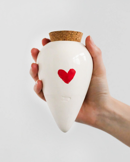 Olla à planter - Coeur rouge (-10% sur le 2ème au choix)