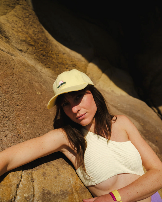 Casquette en coton bio - Jaune