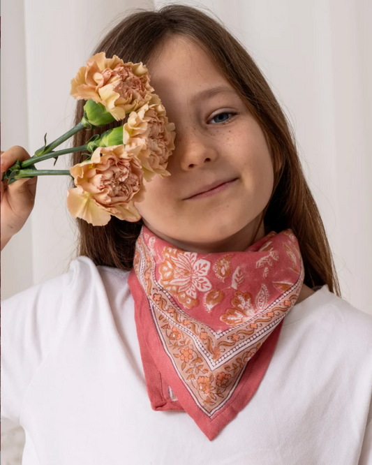 Petit foulard coton - Matira Rosa
