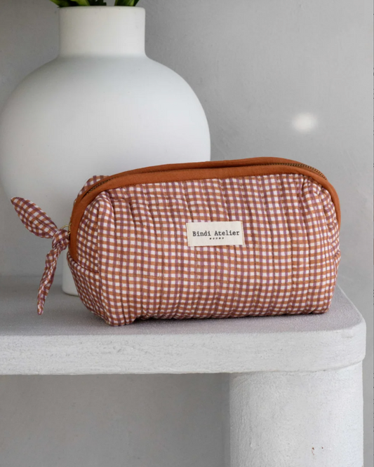 Trousse de beauté - Vichy caramel