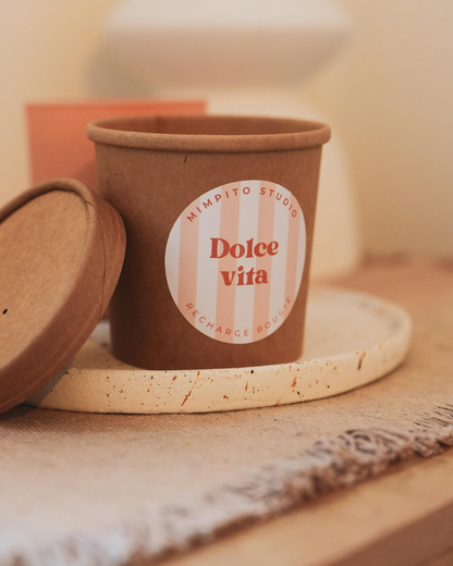 Recharge bougie naturelle 210g - Dolce vita